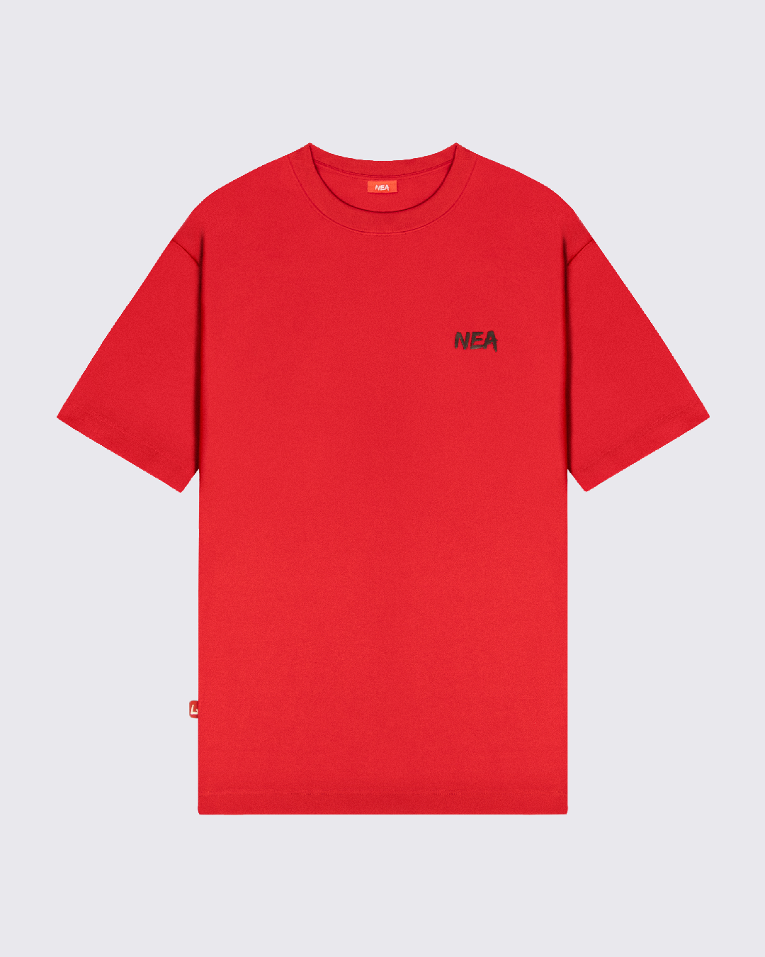 CAMISETA OVERSIZE TRAP ROJO NEA